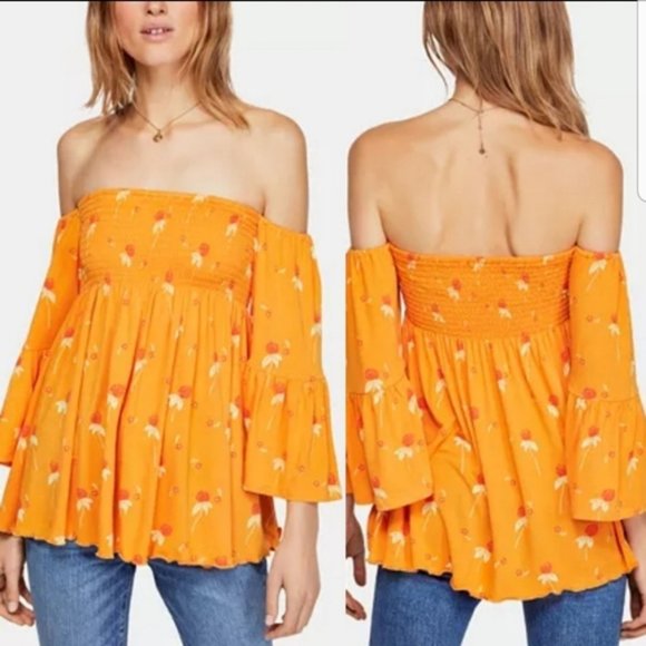Free People Tops - Free People Lana Off The Shoulder Tunic S